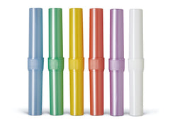 Toothbrush Holder - Protective Travel Case with Secure Closure, Assorted Colors