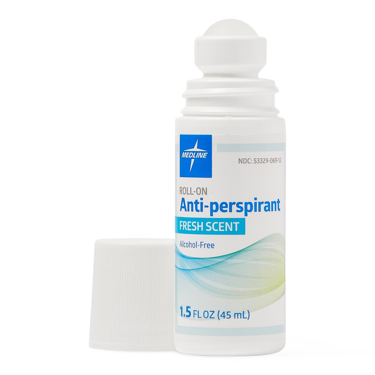 MedSpa Antiperspirant and Deodorant Roll-On, Unscented, 1.5 oz - Case of 96