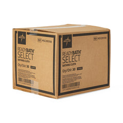 Medline ReadyBath SELECT Medium-Weight Pre-Moistened Washcloths - No-Rinse Cleansing Solution for Patient Care