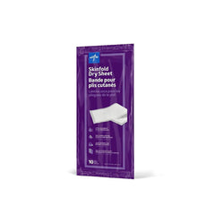 Skinfold Dry Sheets - Heavy Absorbency Moisture Management Pads, 6 x 14 Inch