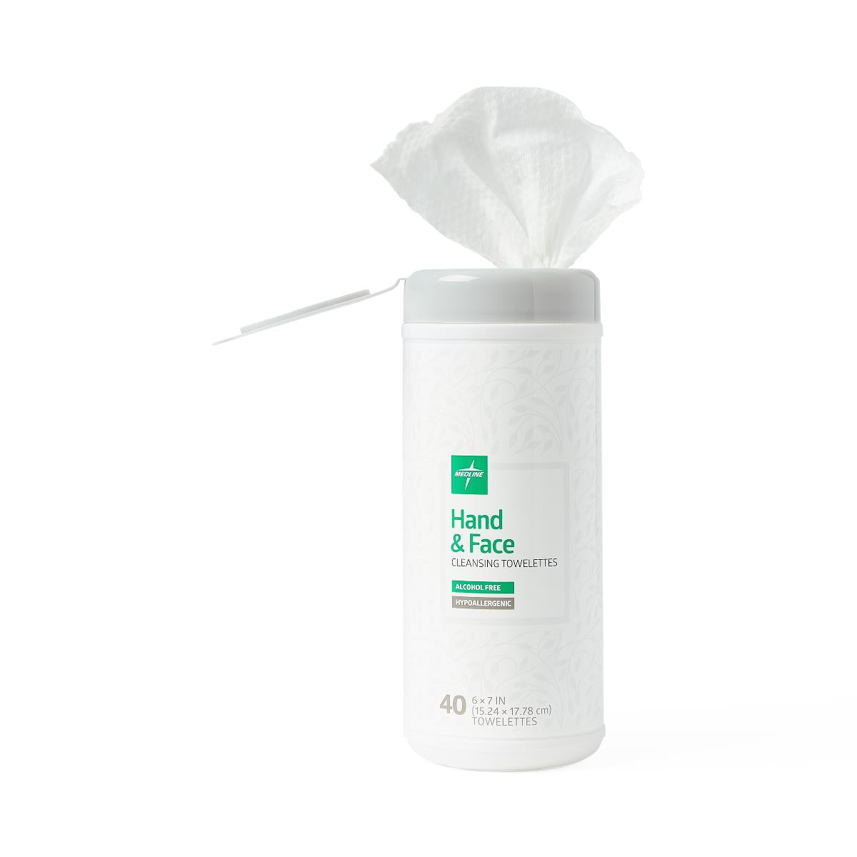 Hand and Face Cleansing Towelettes - Hypoallergenic Wipes for Sensitive Skin - Case of 480