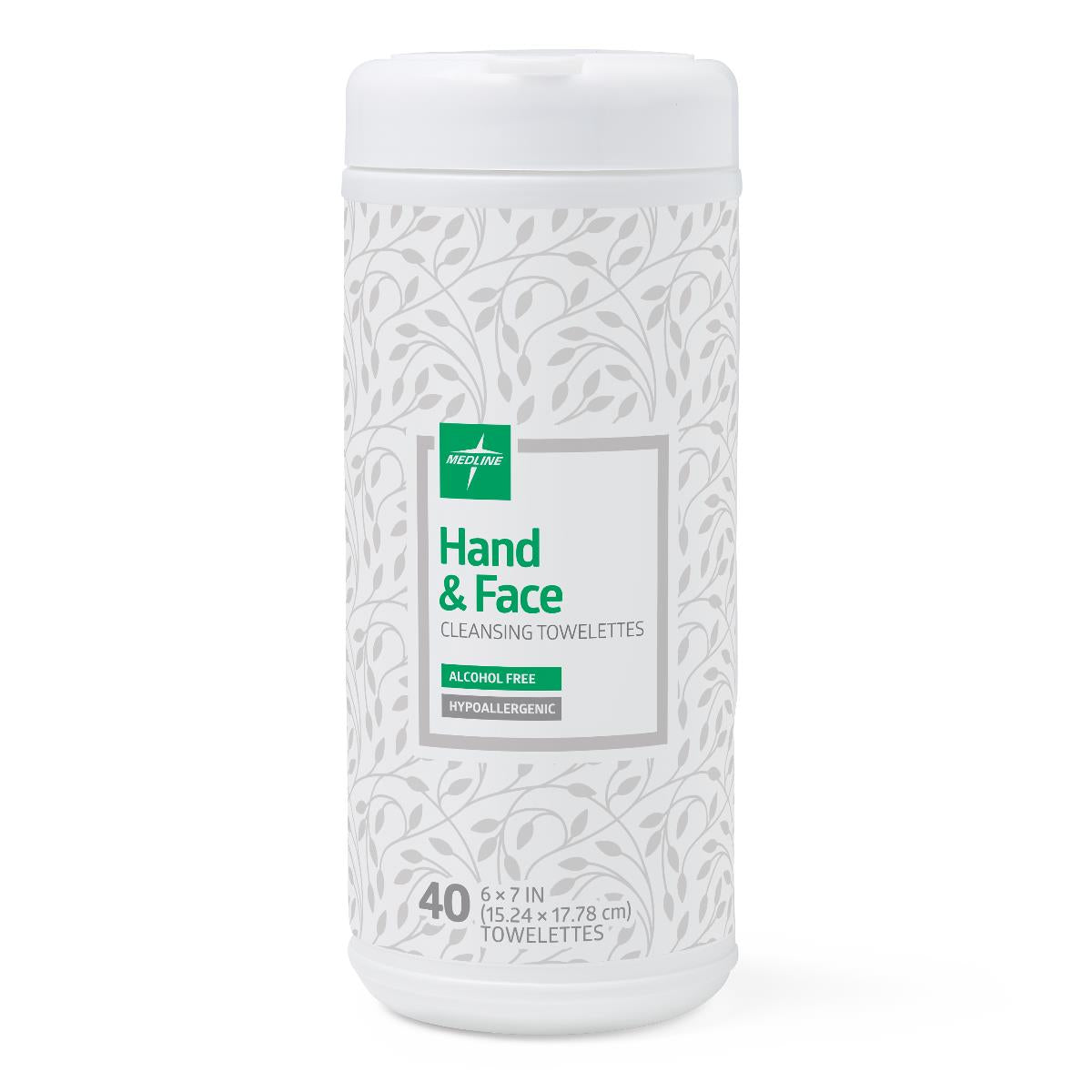 Hand and Face Cleansing Towelettes - Hypoallergenic Wipes for Sensitive Skin - Case of 480
