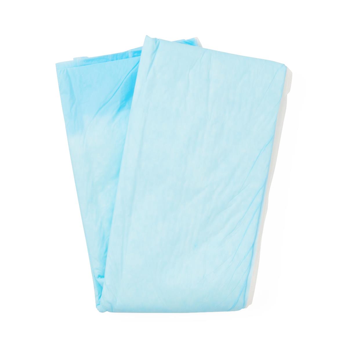 Medline Protection Plus Fluff Underpads - Light Absorbency Disposable Bed Pads