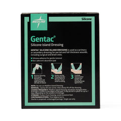 Gentac Silicone Adhesive Island Wound Dressing - Premium Gentle Care for Fragile Skin