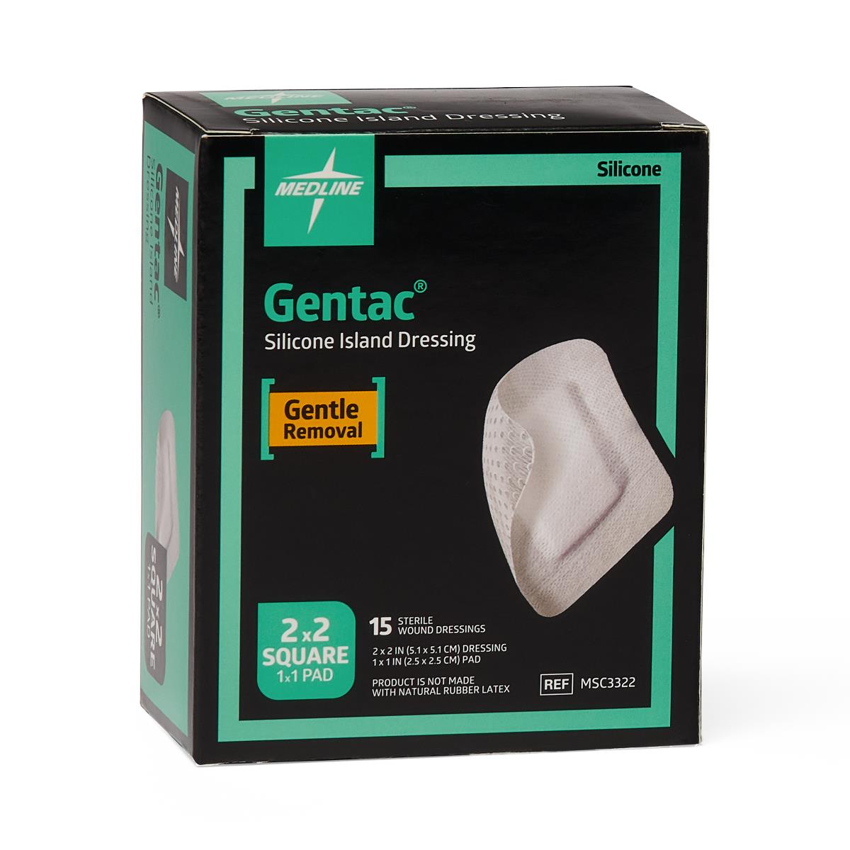 Gentac Silicone Adhesive Island Wound Dressing - Premium Gentle Care for Fragile Skin