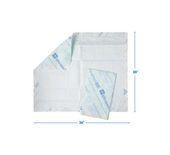 Medline Ultrasorbs Advanced Premium Underpads with SlipResist Technology - Extra Absorbency, 30" x 36" (Box/Carton)