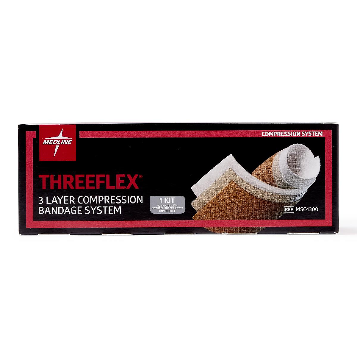 Threeflex 3-Layer Compression System for Chronic Venous Insufficiency - 7-Day Extended Wear