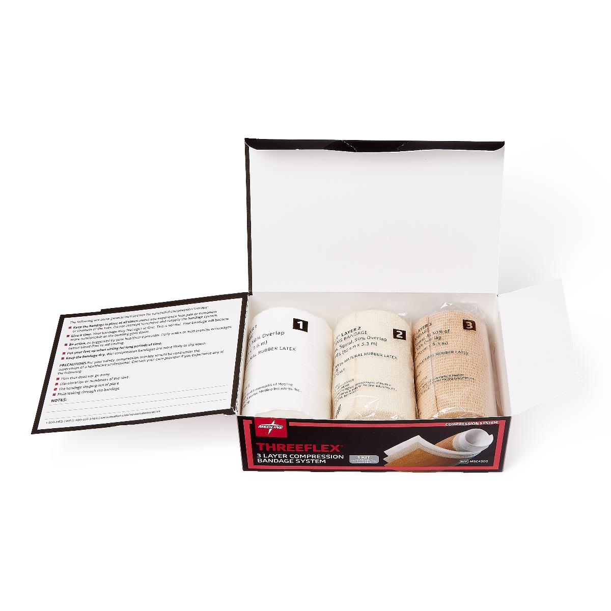 Threeflex 3-Layer Compression System for Chronic Venous Insufficiency - 7-Day Extended Wear