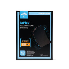 IoPlex Iodophor Foam Dressing - Advanced Antimicrobial Wound Care with Controlled-Release Iodine Technology