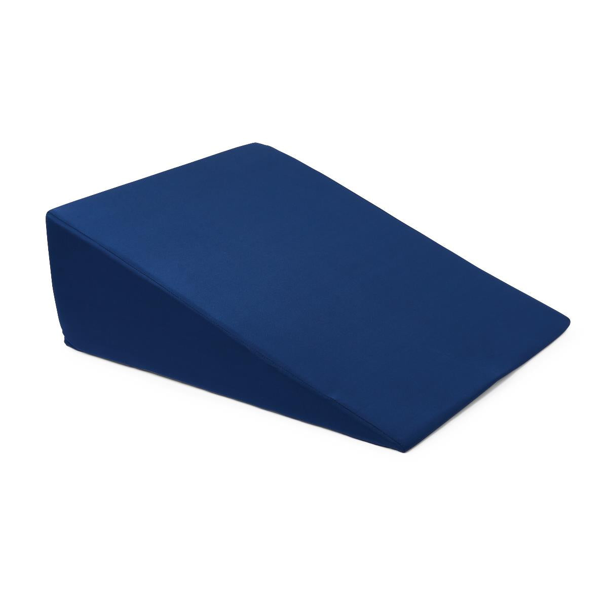 Medline Compression-Packed Bed Wedge - High-Density Foam, Navy, 8.5" Height - Case of 4