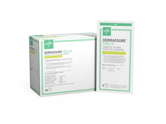 DermAssure Green Surgical Gloves - Polychloroprene Latex-Free with Anti-Roll Cuff Technology