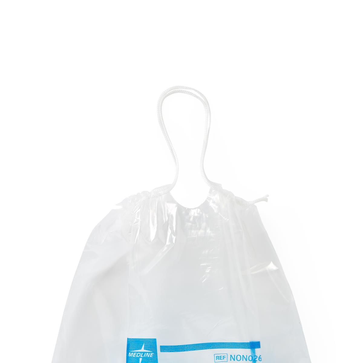 Respiratory Clear Patient Set-Up Bag with Information Label - 16x12 Inch Medical Equipment Organizer
