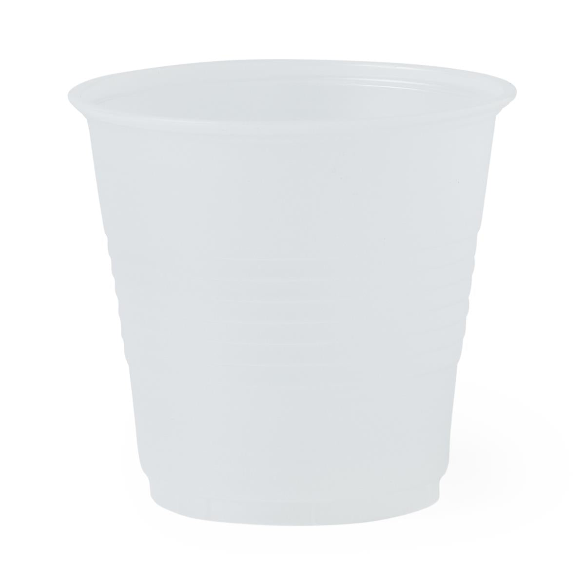 Medline Disposable Plastic Drinking Cups - Translucent Polystyrene Cups for Healthcare & Institutional Use (3.5oz to 16oz)