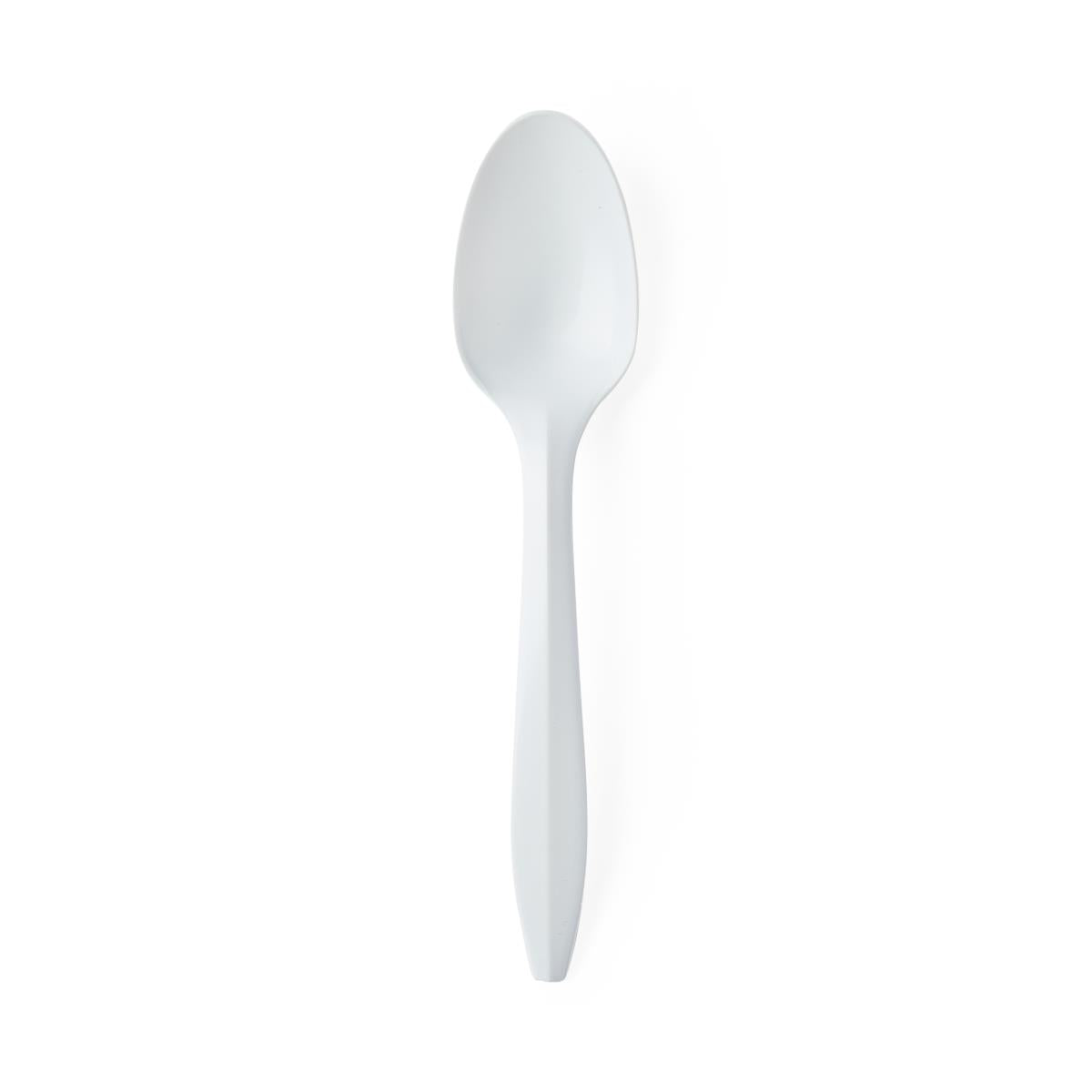 Disposable White Plastic Spoons - Heavy & Medium Weight Options for Healthcare & Food Service