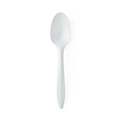 Disposable White Plastic Spoons - Heavy & Medium Weight Options for Healthcare & Food Service
