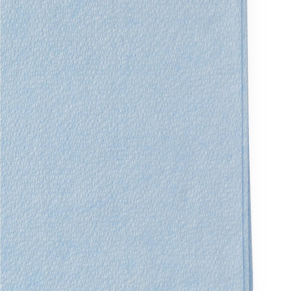 Medline Disposable Stretcher Sheet Blue 40 x 90 Inch - Tissue/Poly (Case of 50)