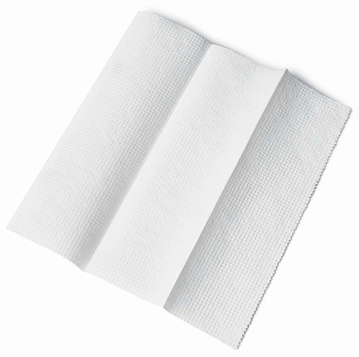 Medline Deluxe Multifold White Paper Towels - 250 Count Package | Premium Hand Drying Solution