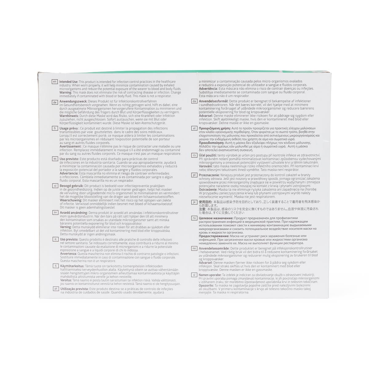 ASTM F2100-19 Level 2 Procedure Face Masks with Ear Loops - Blue Disposable Medical Masks (50/Box)