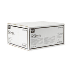 Full Length Disposable Face Shields with Foam Top and Elastic Band - 7.5 Inch Professional Grade Protection