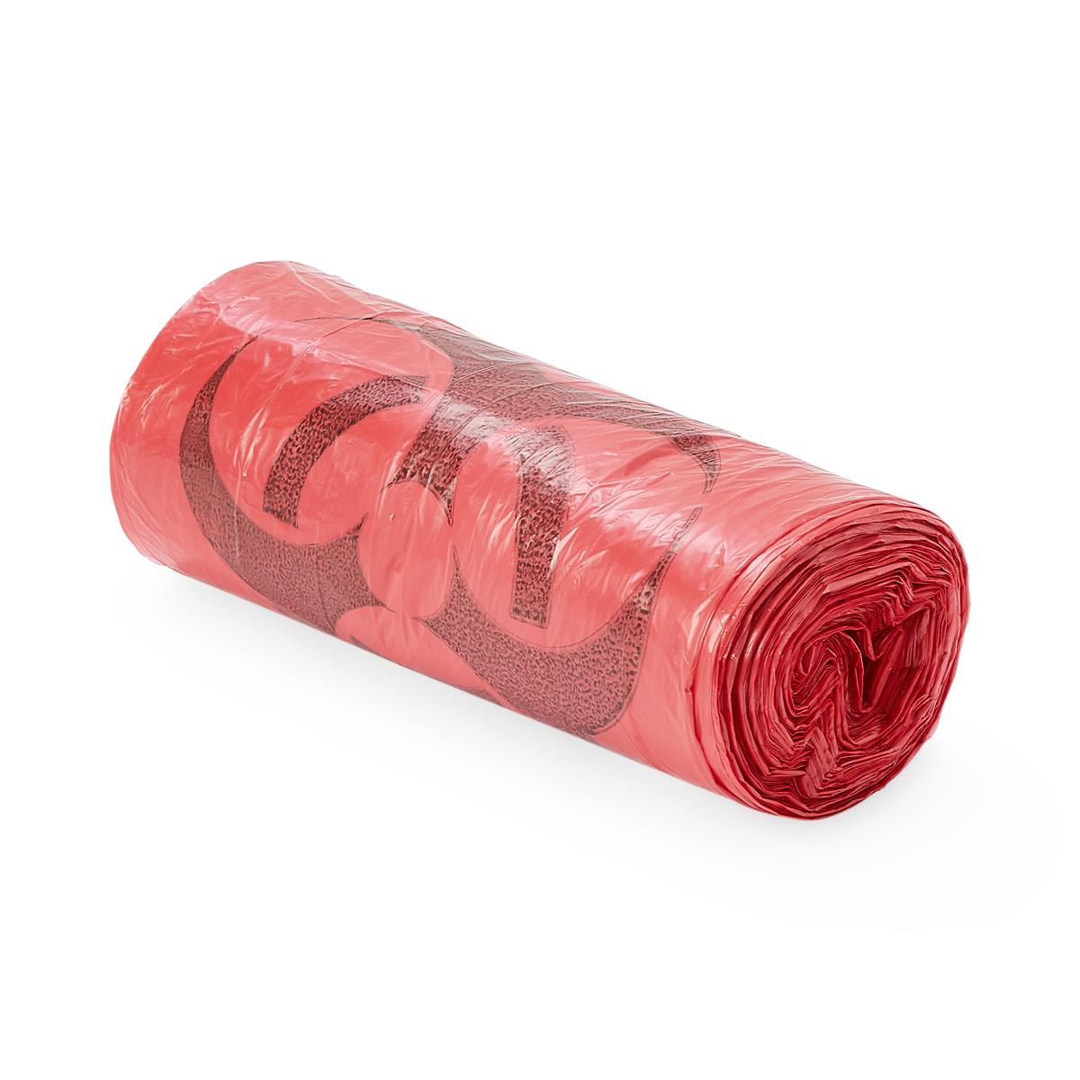 Red Biohazard Waste Liners - Medical Grade Infectious Waste Bags | Multiple Sizes & Thicknesses Available