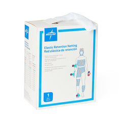 Medline Curad Stretch Tubular Retainer Elastic Net Dressing - Medical Grade Wound Care Bandage Holder (25 Yard Roll)