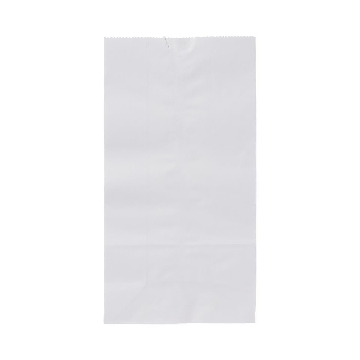 White Paper Bags 100% Recycled - 6x3.5x11 & 6x4x12.5 Inch Sizes