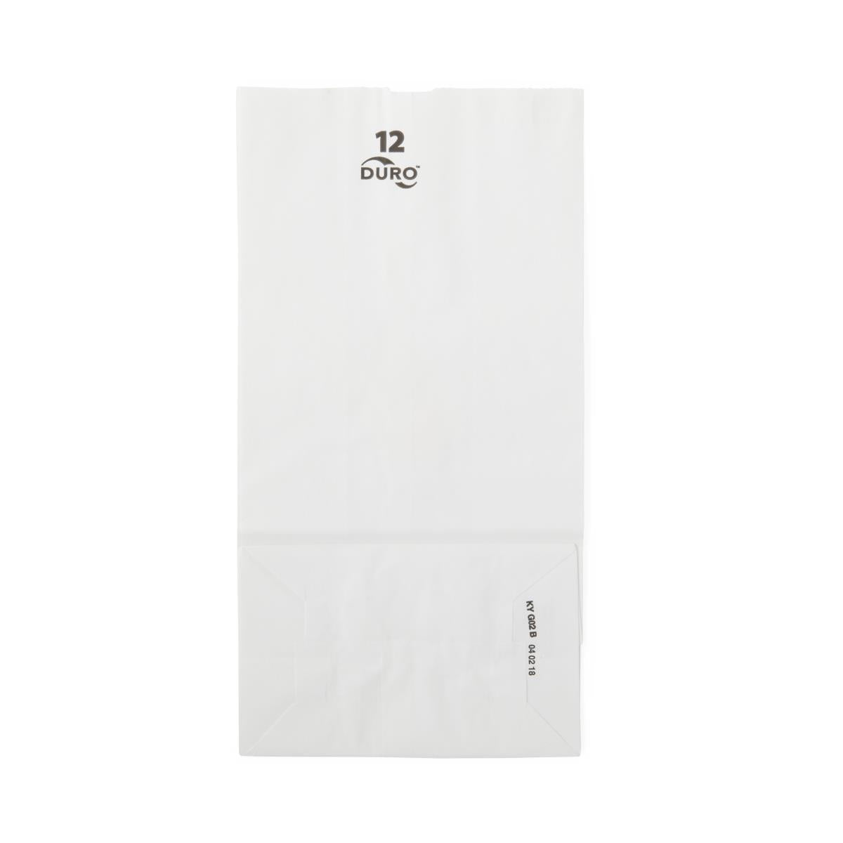 White Paper Bags 100% Recycled - 6x3.5x11 & 6x4x12.5 Inch Sizes