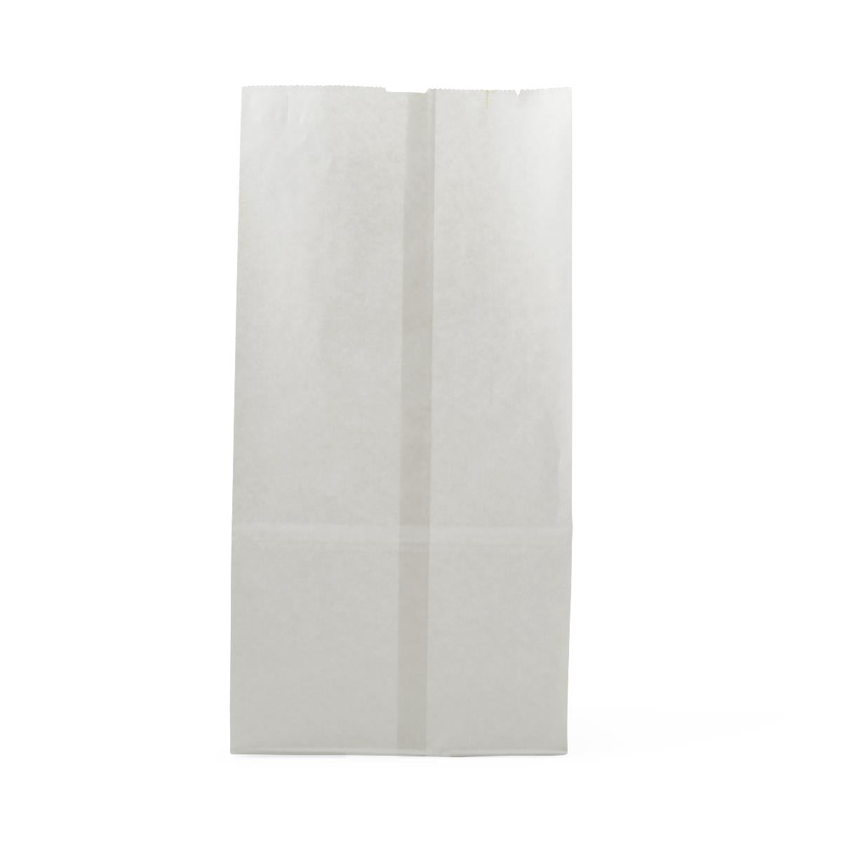 White Paper Bags 100% Recycled - 6x3.5x11 & 6x4x12.5 Inch Sizes