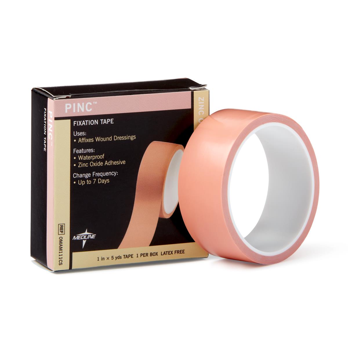 Pinc Zinc Oxide Fixation Tape - Medical Grade Adhesive Tape for Wound Care & Ostomy