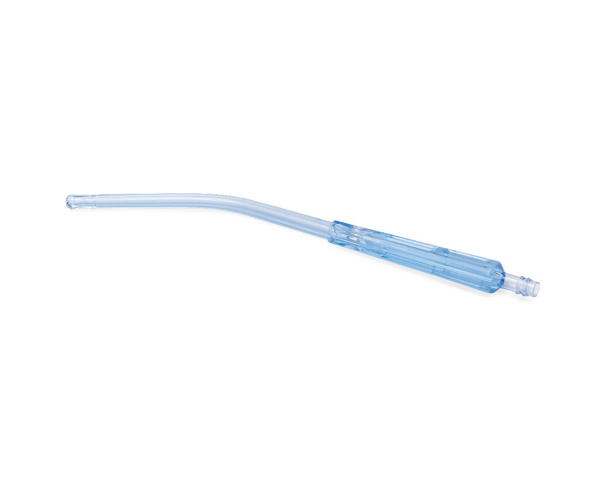 Medline Sterile Yankauer Suction Handle with Tapered Bulbous Tip, No Vent - Case of 50
