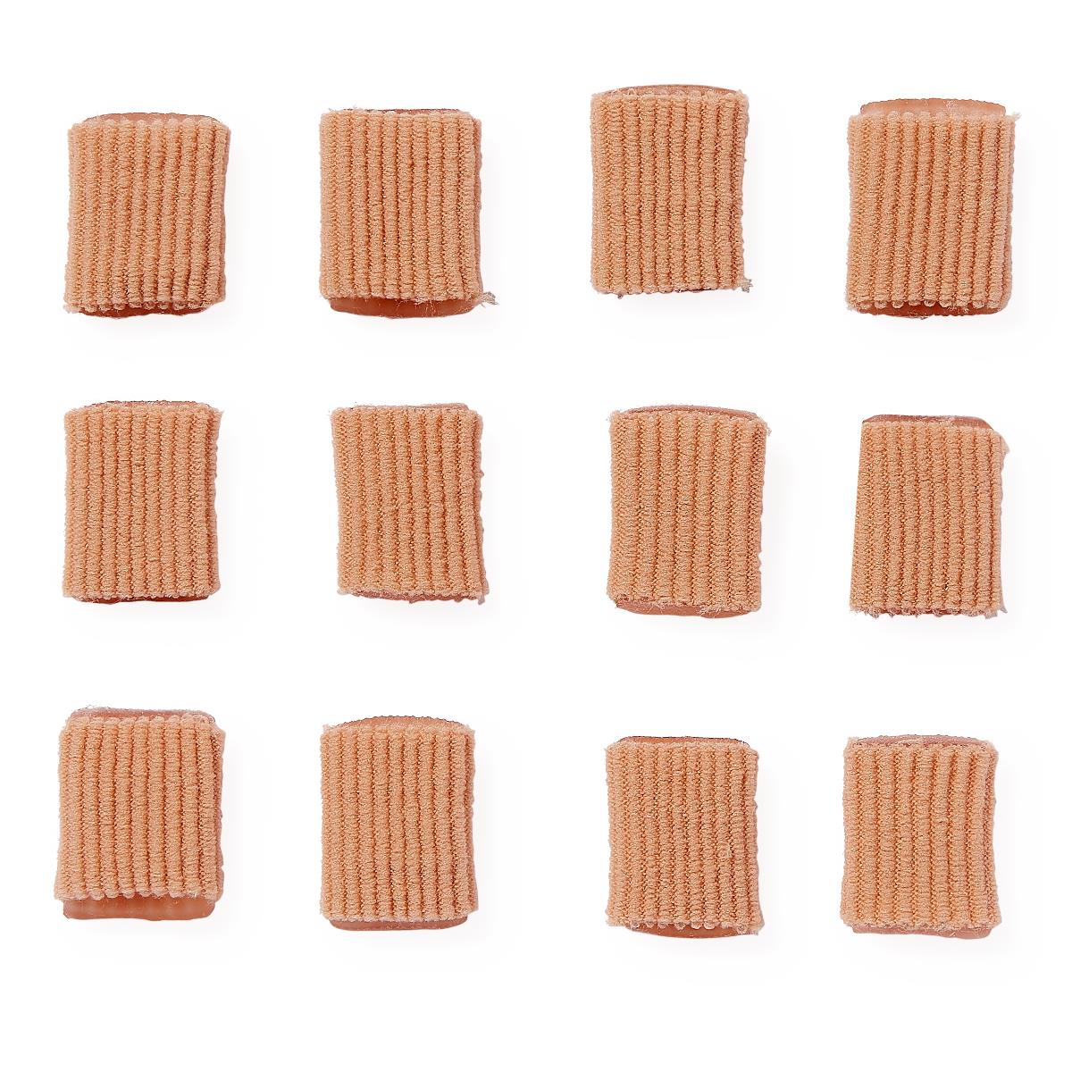 Medline Gel Toe Pads - Mineral Oil Infused Cushioning for Corns, Calluses & Hammertoes (S/M & L/XL)