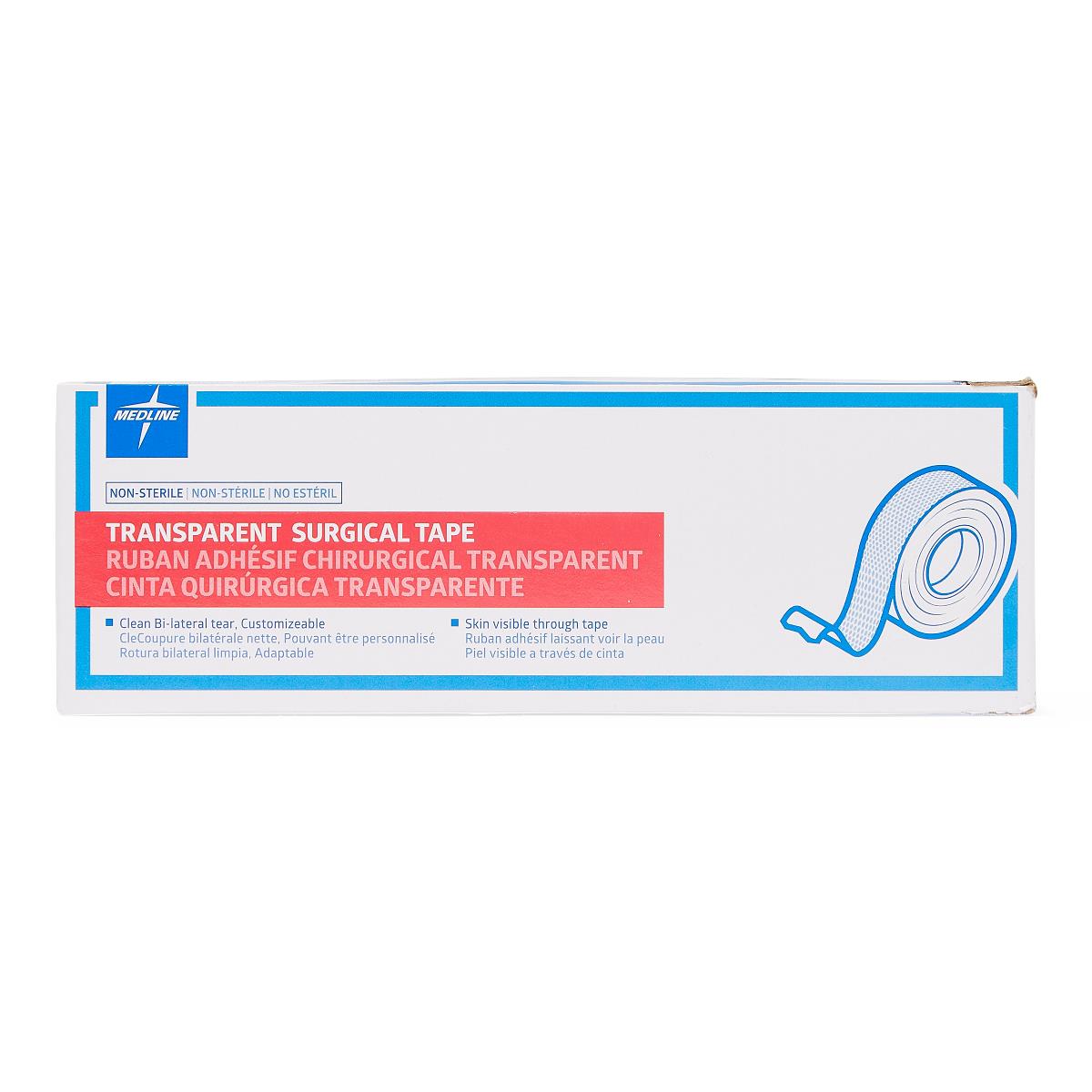 Medline Bleached Cotton Twill Tape - 0.25 Inch x 34 Yards Medical Grade Mending Tape