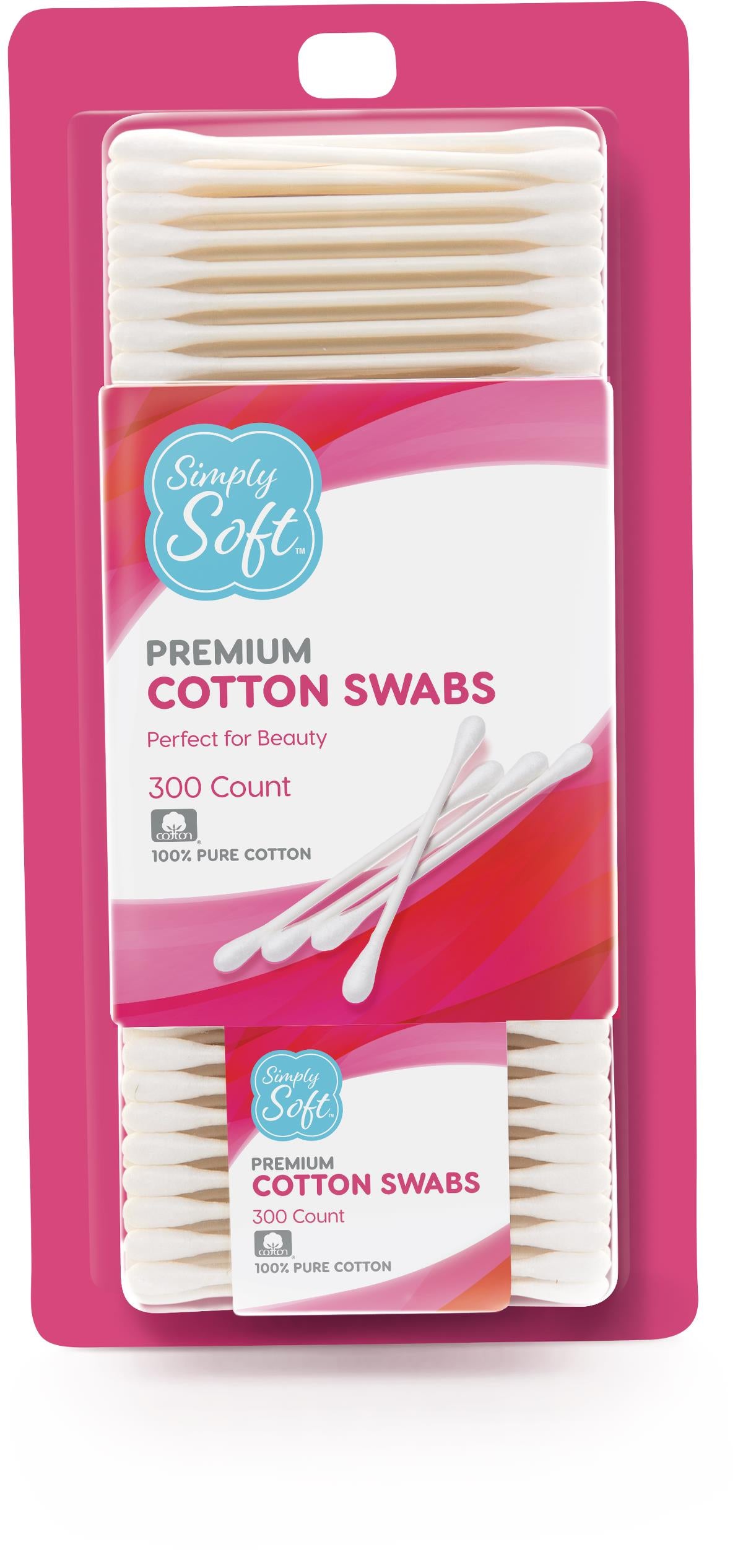 Medline Sterile Cotton-Tipped Applicators - Wooden Shaft, Individually Wrapped, Case of 24