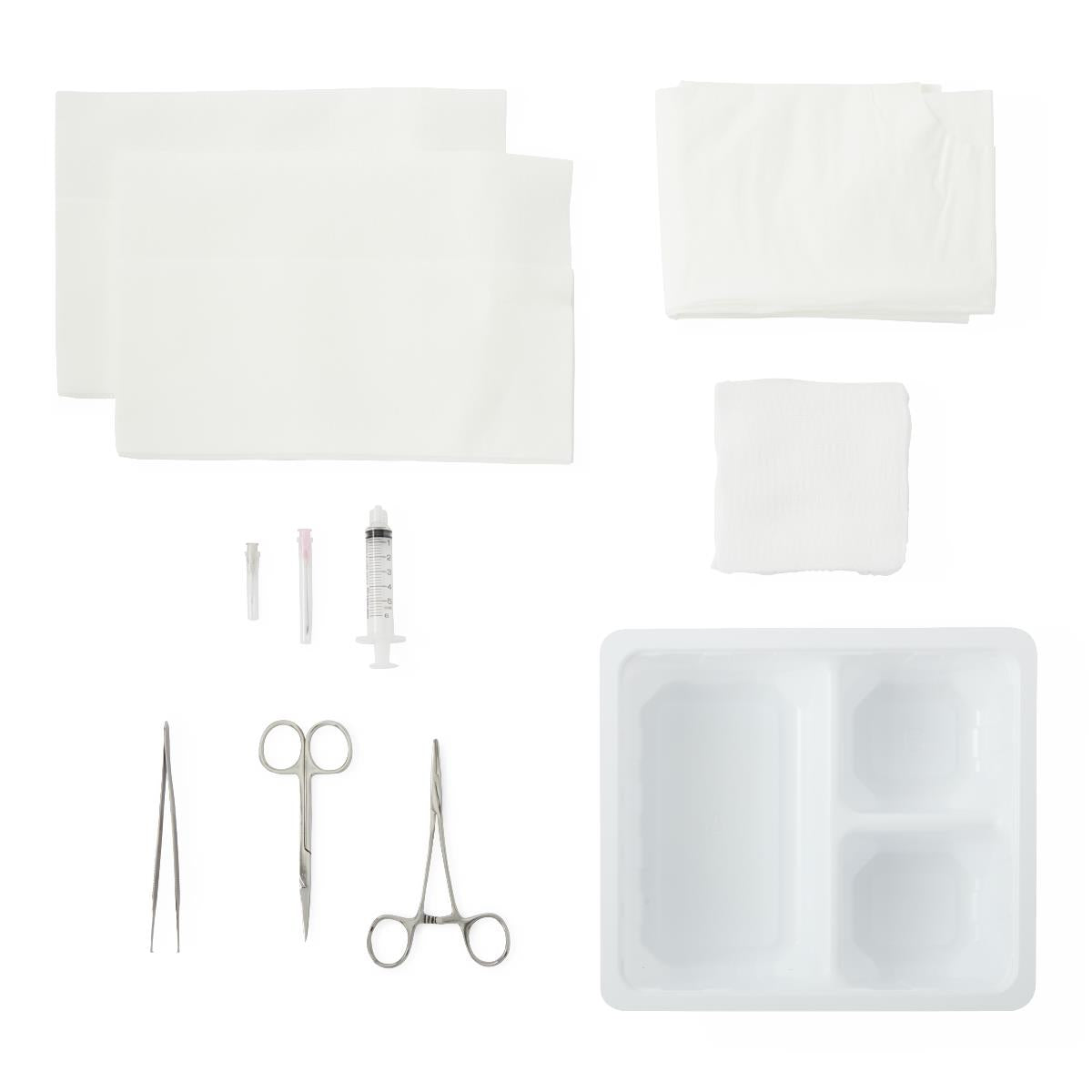 Medline Centurion Deluxe Sterile Suture Set - Complete Wound Closure Kit for Clinical Use