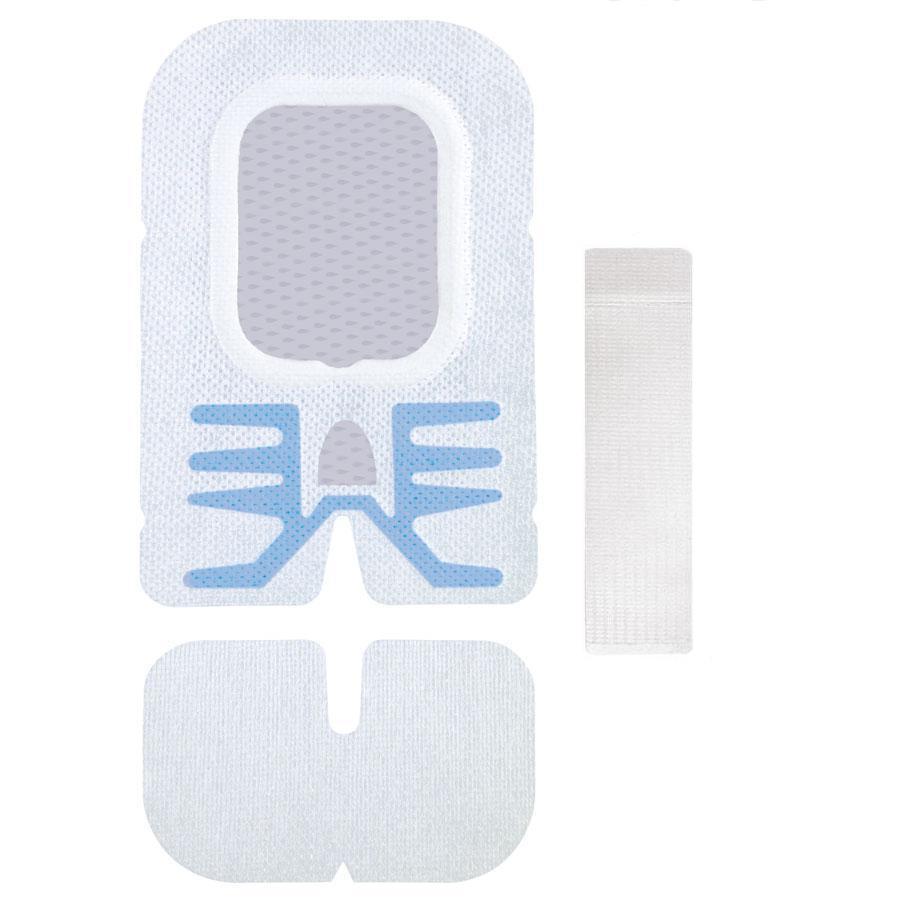 Sorbaview Shield Integrated Securement Dressings - Window Dressing with HubGuard - 5-5/16" x 3-1/2" - Sterile