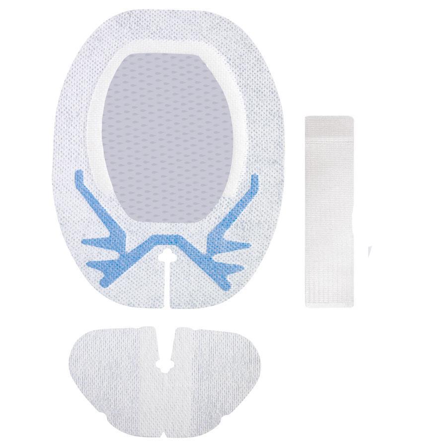 Centurion SorbaView SHIELD Integrated Securement Dressing with Adhesive-Free Zone - 4-3/4 x 6-1/4 Inch Sterile