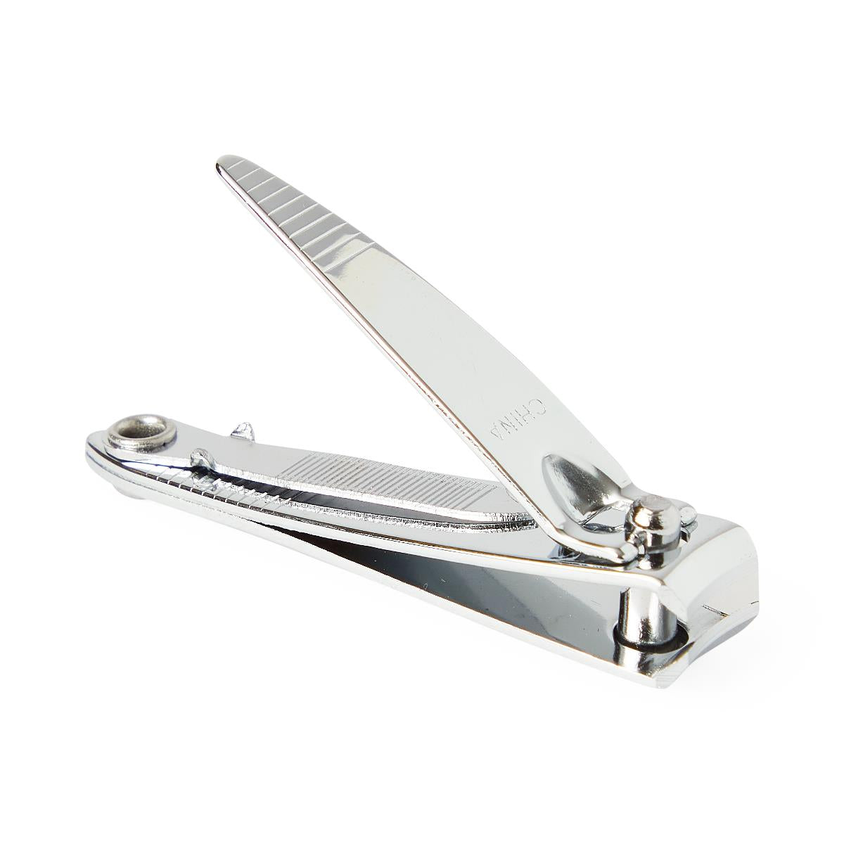 Medline Professional Fingernail Clippers with Built-In File - Heat-Treated Steel Nail Care Tool