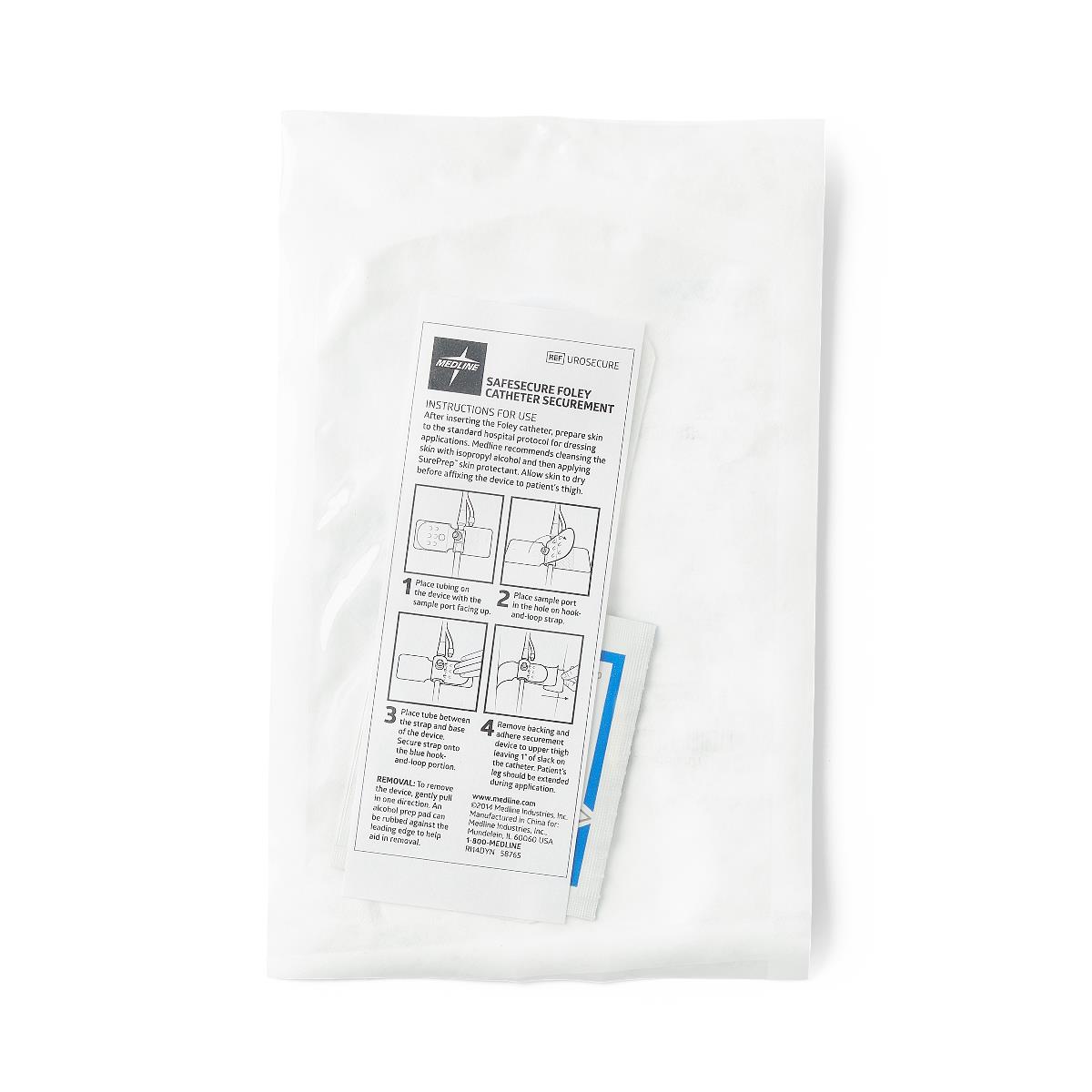 Urosecure Adhesive Foley Catheter Securement Device - Sterile Medical-Grade Skin-Friendly Stabilizer