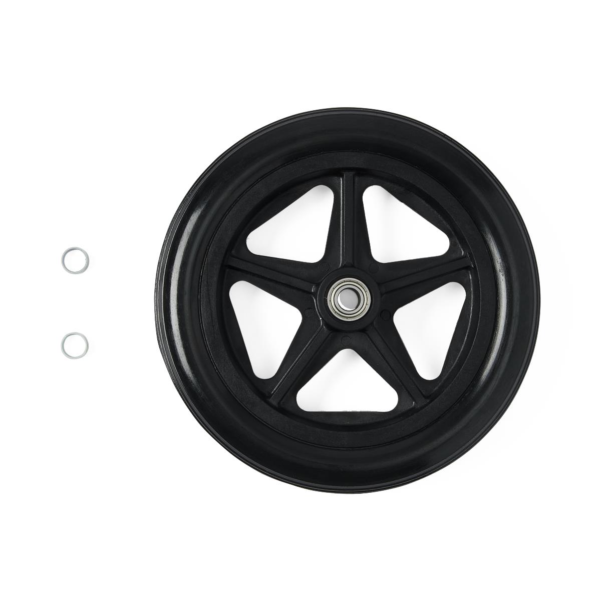 8" Front Caster with Bearings for Shuttle Extra-Wide Wheelchair - Premium Replacement Part