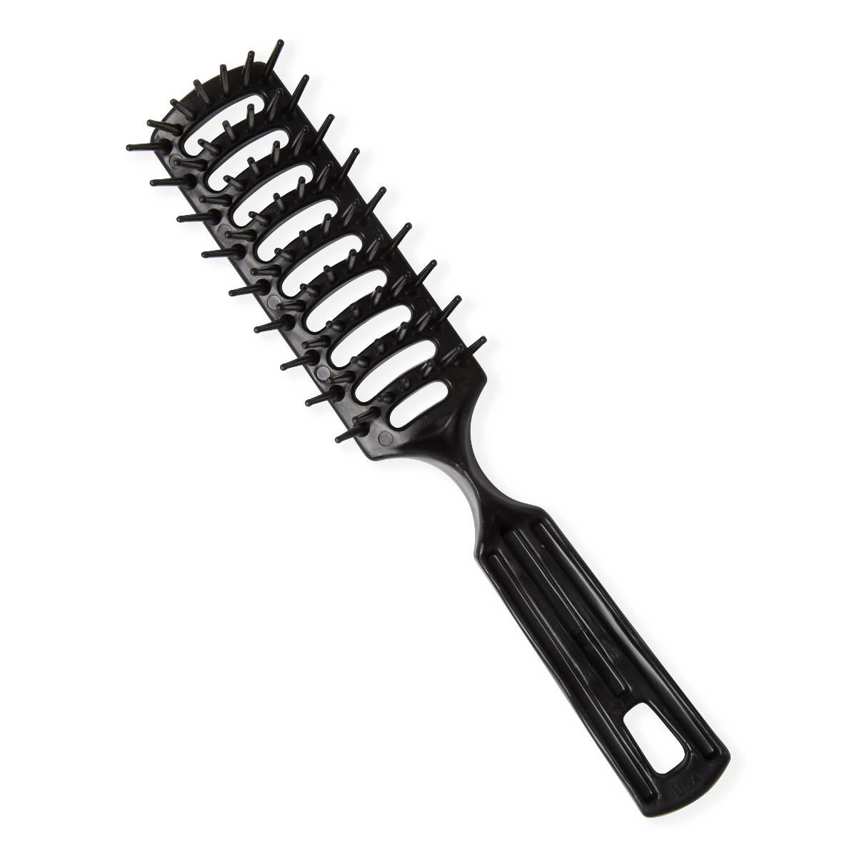 Polyethylene Hair Brush with Nylon Bristles - Professional Detangling Brush for Healthcare & Personal Care (7.5 Inch)