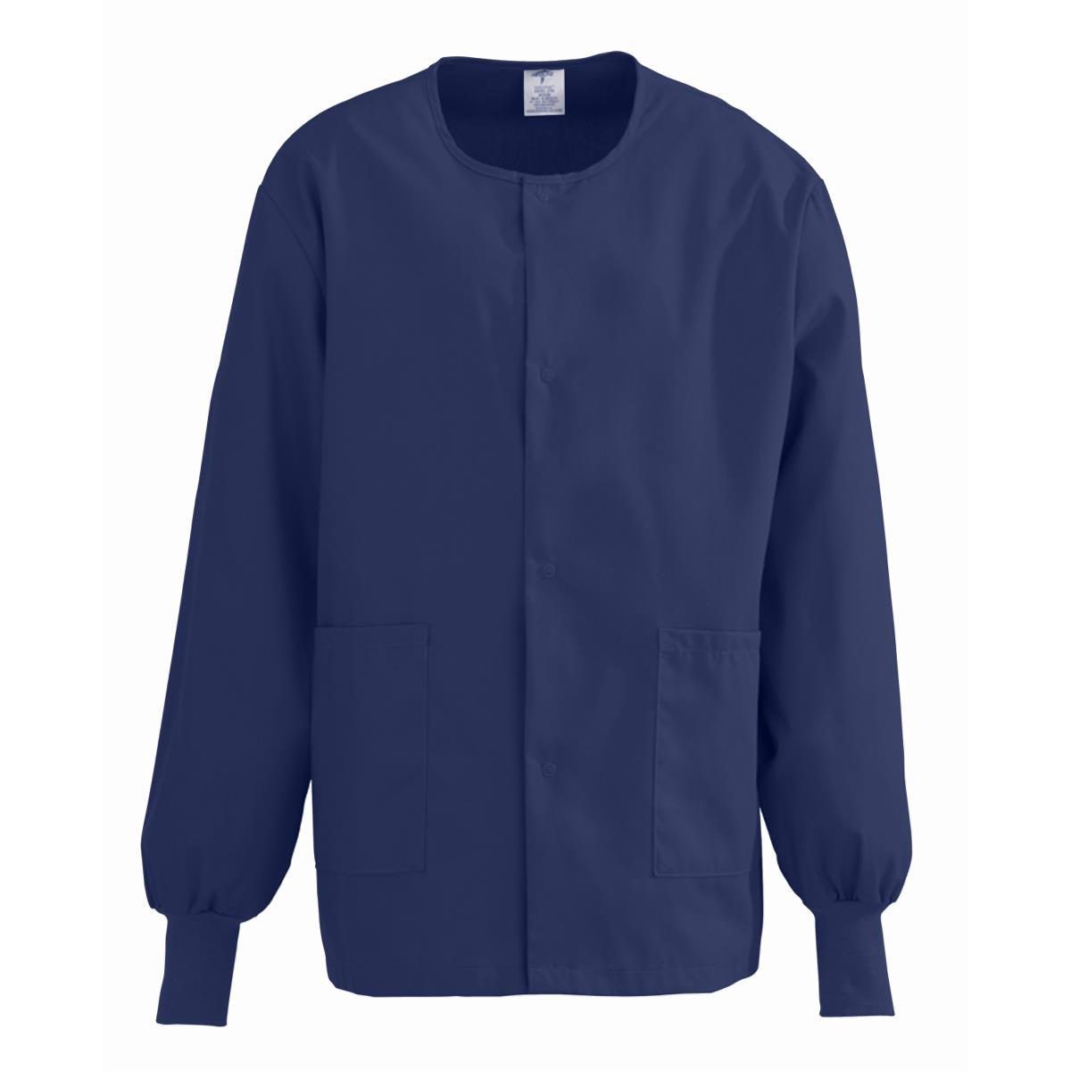 Unisex Crew-Neck Warm-Up Jacket - Professional Medical Scrub Jacket
