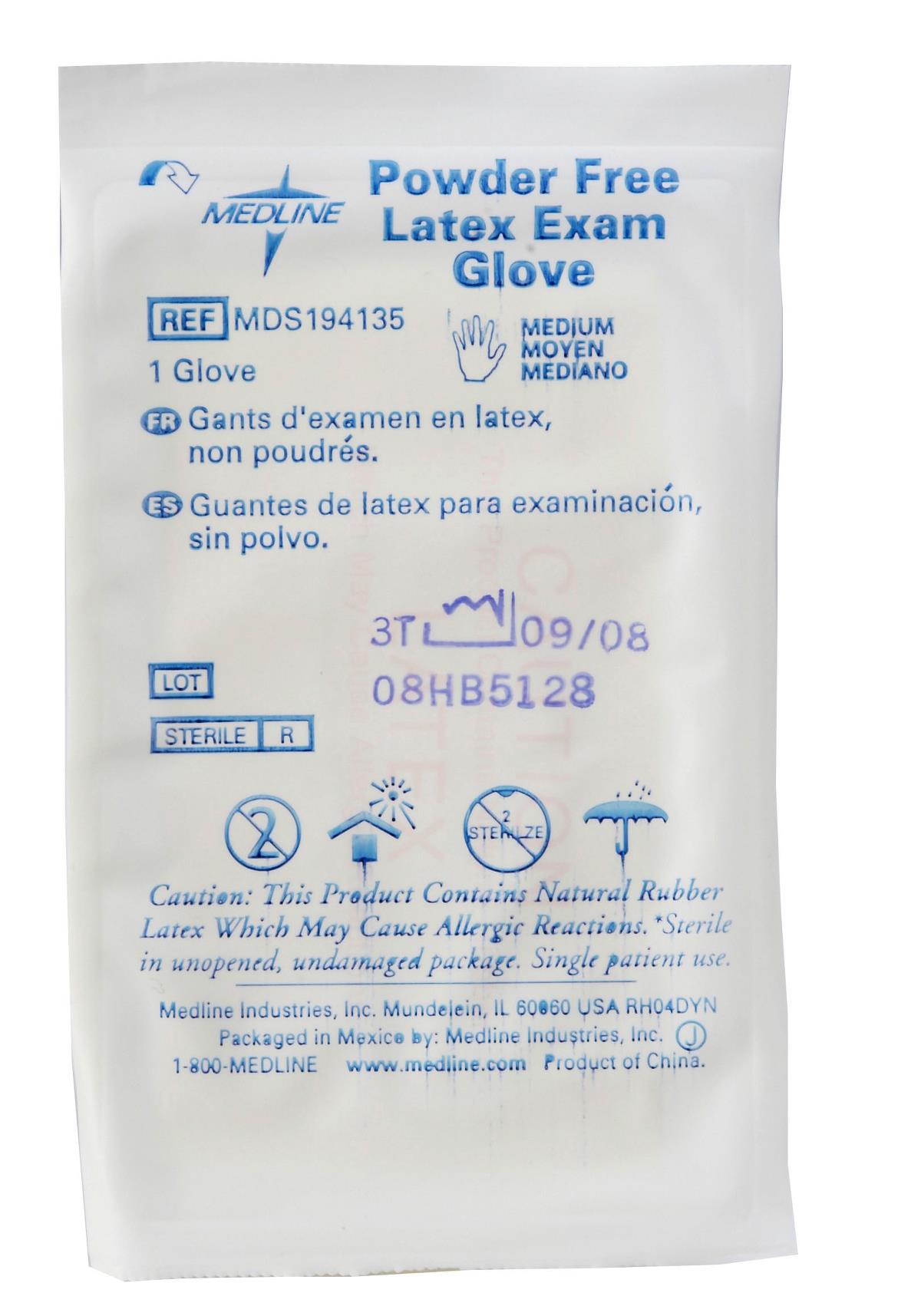 Sterile Powder-Free Latex Exam Gloves - Medical Grade Disposable Gloves for Healthcare Professionals