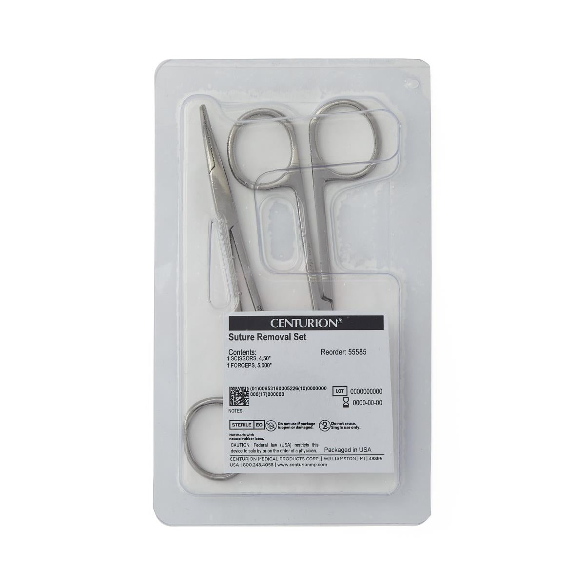 Centurion Suture Removal Kit Sterile - Complete Medical Suture Removal Set