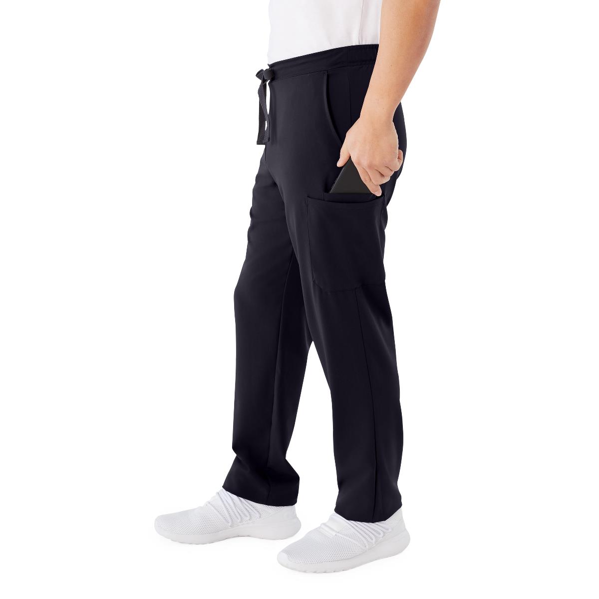 Clinton AVE Medical Scrub Pants with 6 Pockets - 4-Way Stretch Healthcare Uniform Bottoms