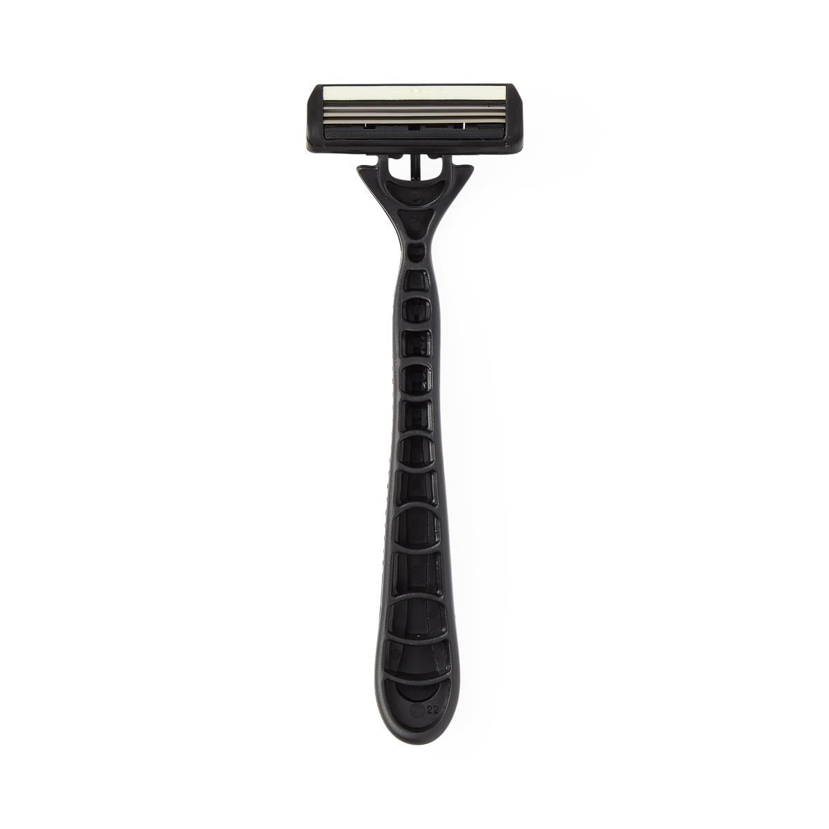 Triple Blade Facial Razors with Lubrication Strip - Professional Grade Disposable Shaving System