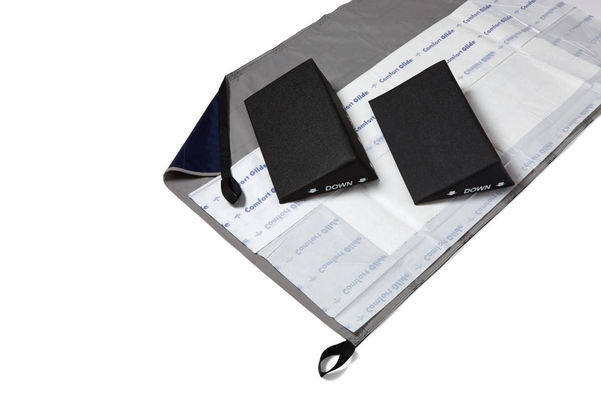 Medline ComfortGlide Repositioning Sheets - Low-Friction Patient Transfer Aid with Ergonomic Handles