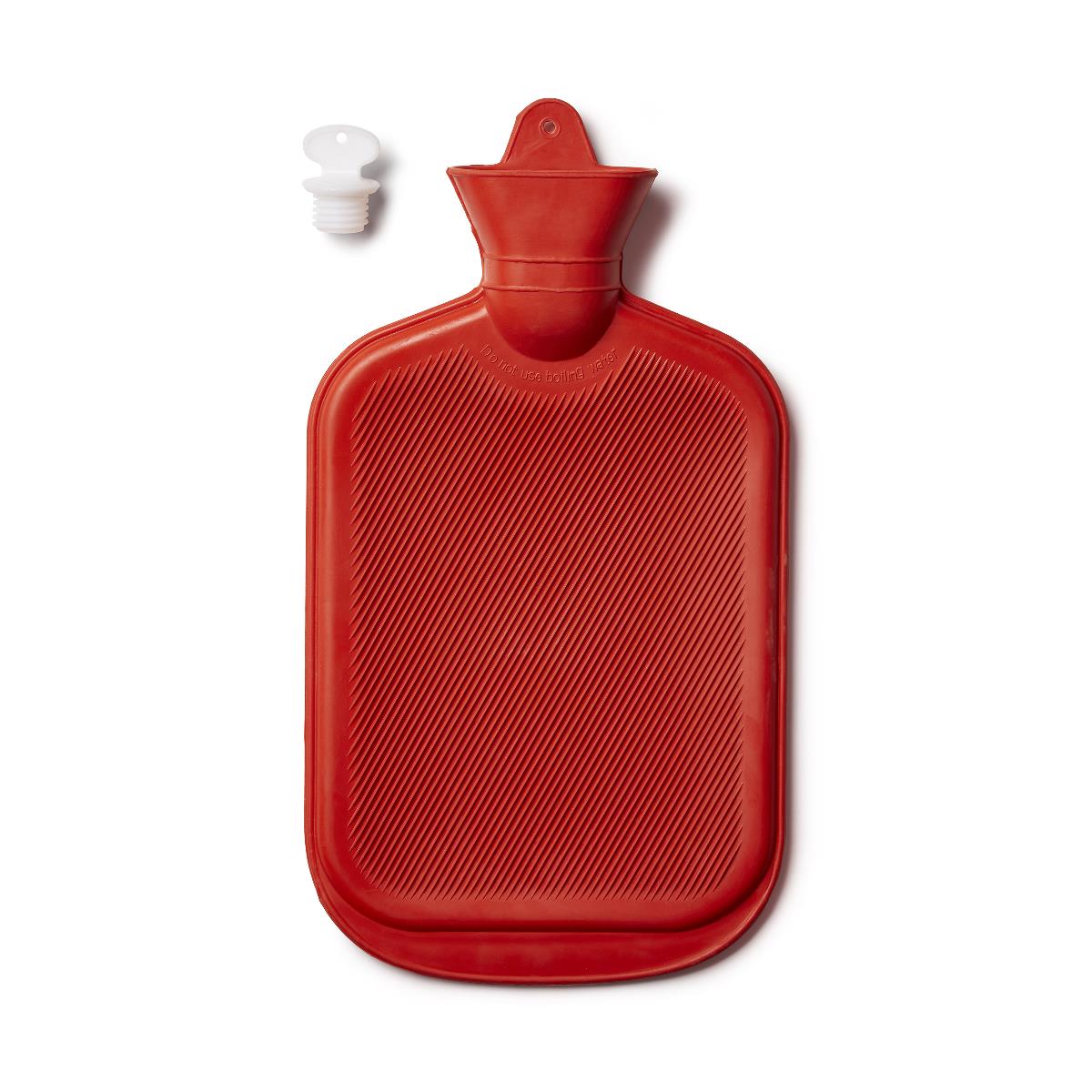 Curad Hot Or Cold Therapy Water Bottle - 2 Quart Flexible Rubber Pain Relief for Aches, Cramps & Sports Injuries