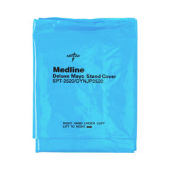 Medline Deluxe Sterile Surgical Mayo Stand Covers 24"x53" - Blue (Case of 30)