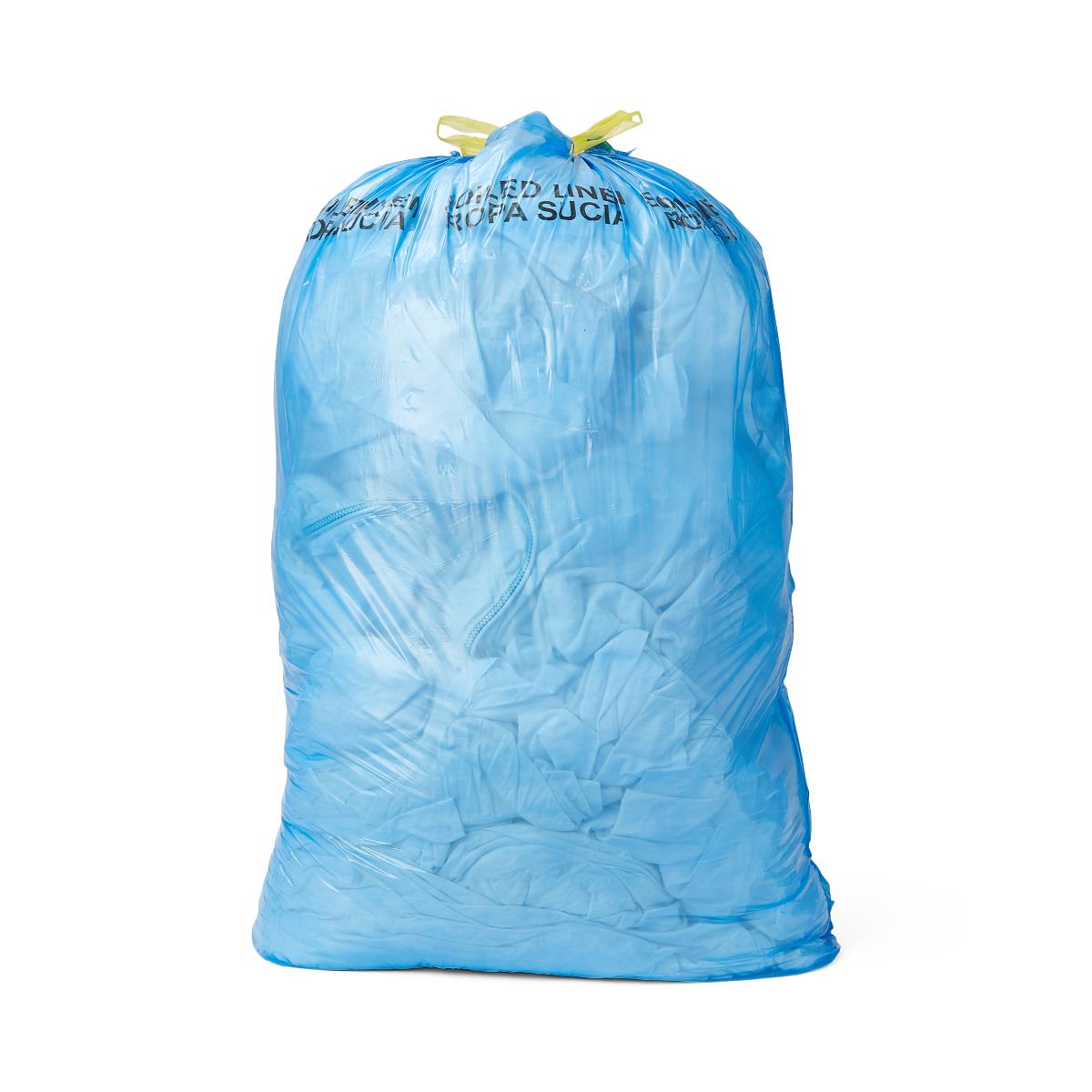 Medline Soiled Linen Liners with Drawtape Closure - Blue, Multiple Sizes & Thicknesses