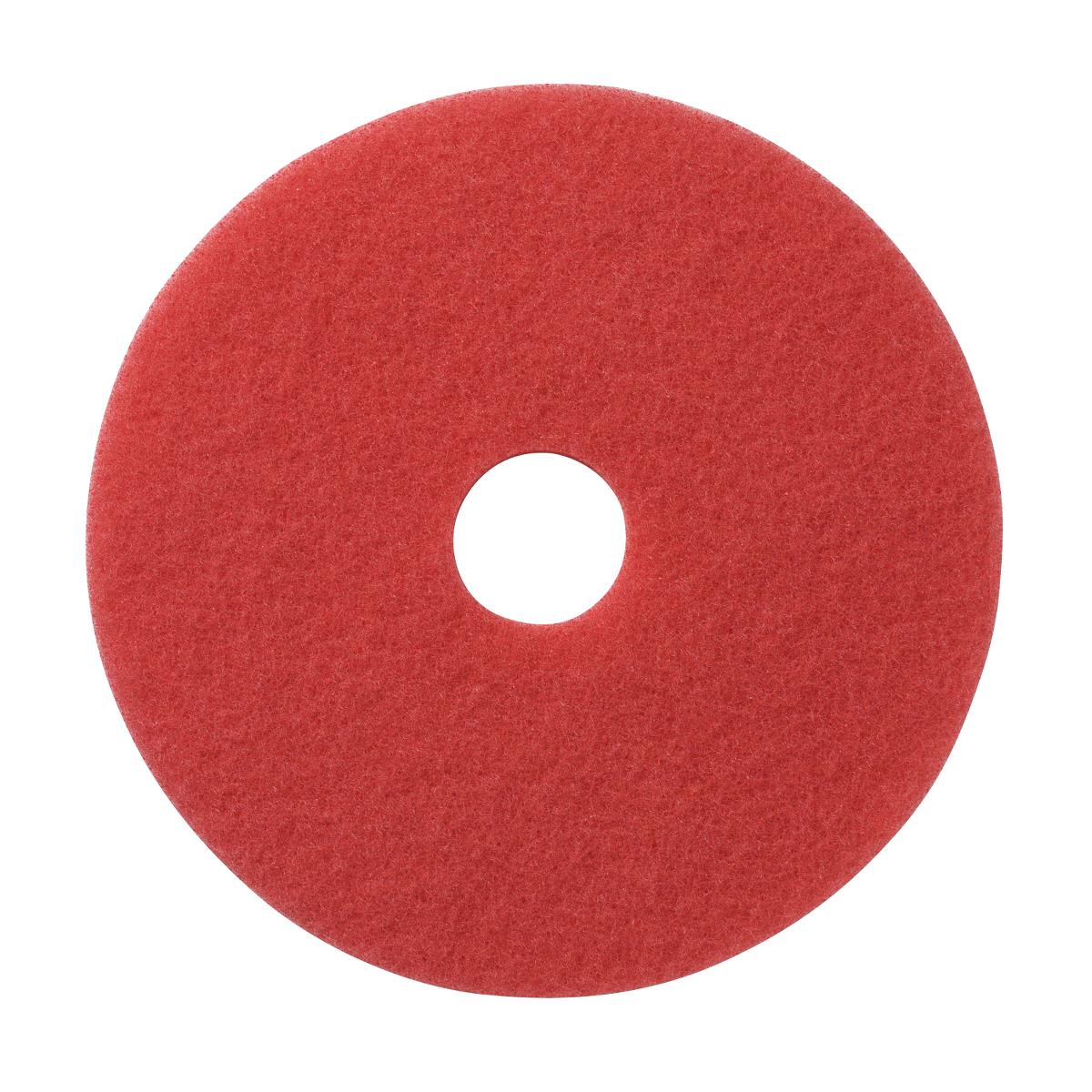 Medline Burnishing Floor Pad, Pink, 20 Inch - Professional Grade Floor Polishing Pad (Case of 5)